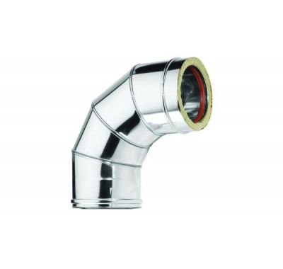 ΚΑΜΠΥΛΗ Φ150-200 90 μοιρων INOX