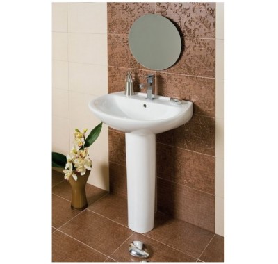 VITRUVIT ΣΕΤ ΝΙΠΤΗΡΑΣ ΜΕ ΚΟΛΩΝΑ ΛΕΥΚΟΣ 54X44 ECALI