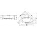 SANITEC MARINA ΜΠΑΝΙΕΡΑ 140X140cm 
