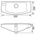 VITRUVIT ΝΙΠΤΗΡΑΣ ΕΠΙΤΟΙΧΟΣ ΛΕΥΚΟΣ 52X25 PALLADIO